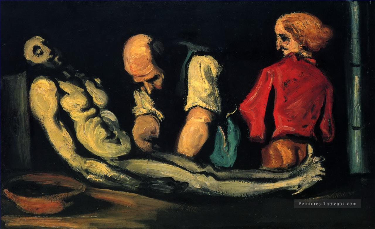 Préparation à l’enterrement Paul Cézanne Peintures à l'huile